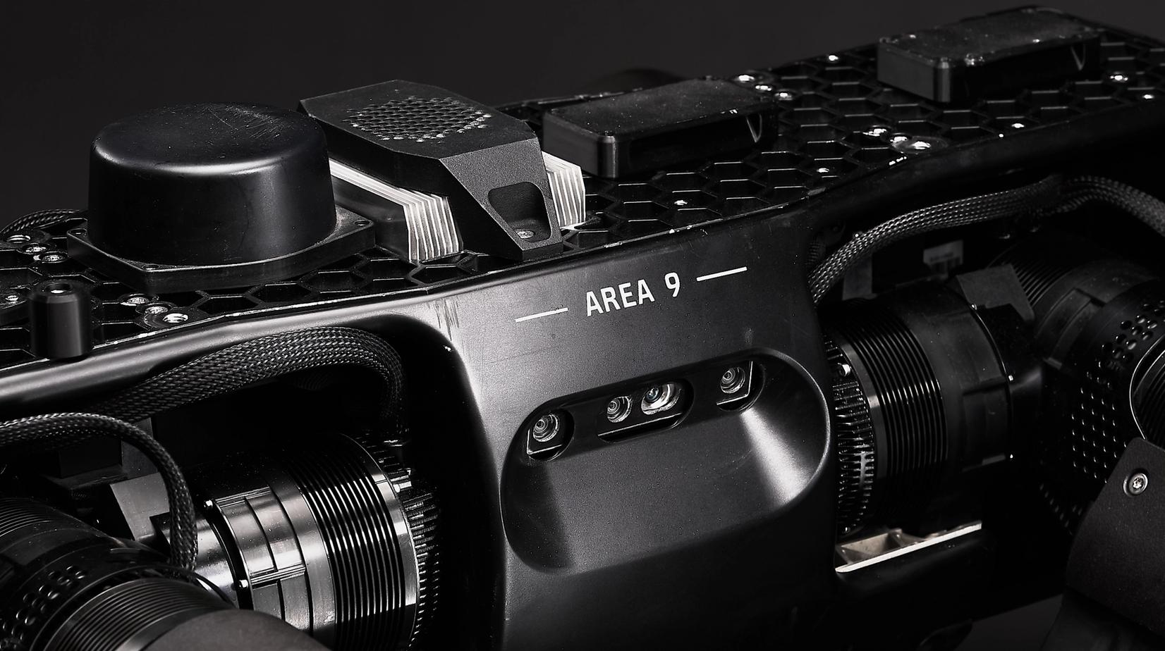 A close up image of RX-1, Helsing's Robotics Experimental Platform
